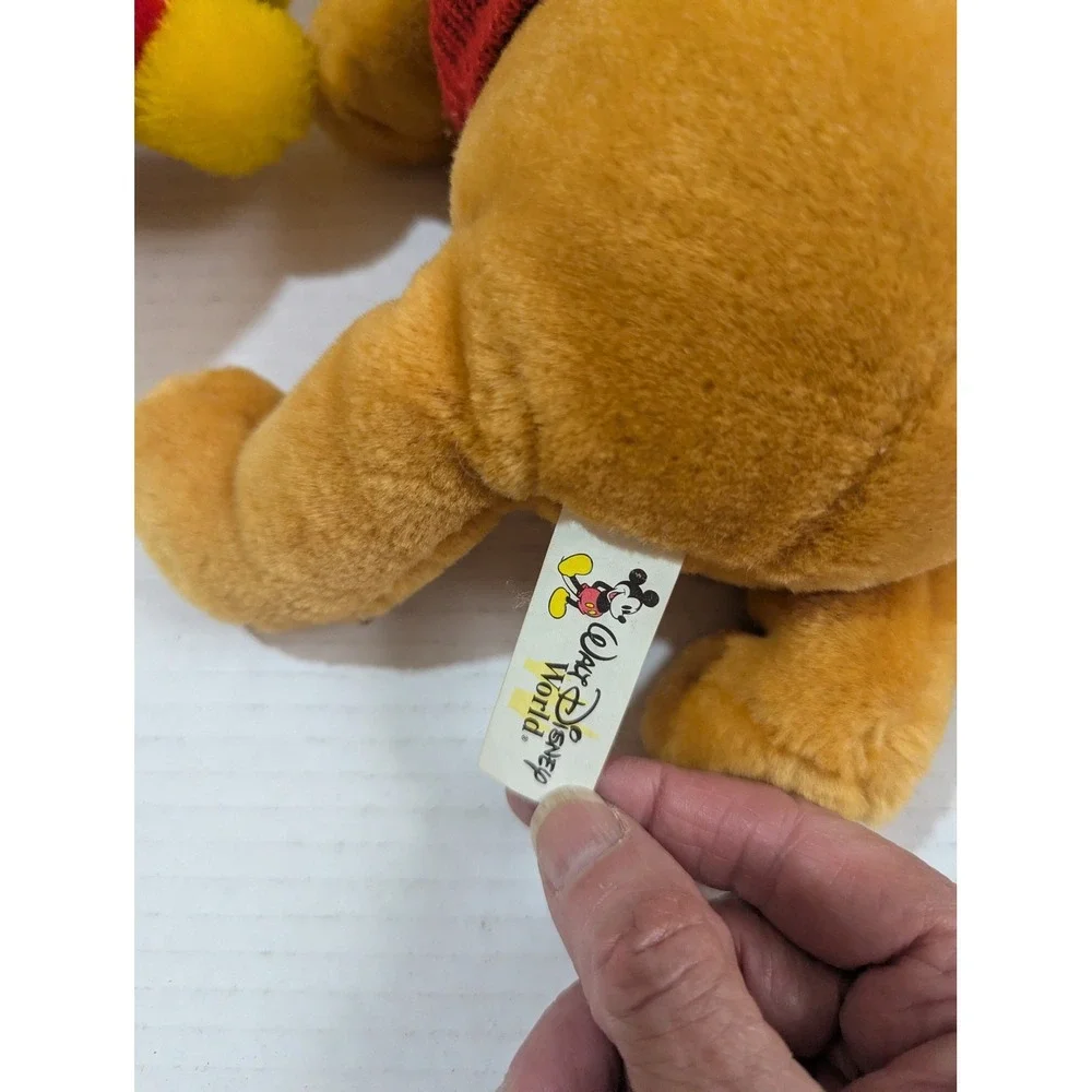 Disney Winnie the Pooh Plush Lot Rockstar Guitar Sears Vintage Walt Disney World